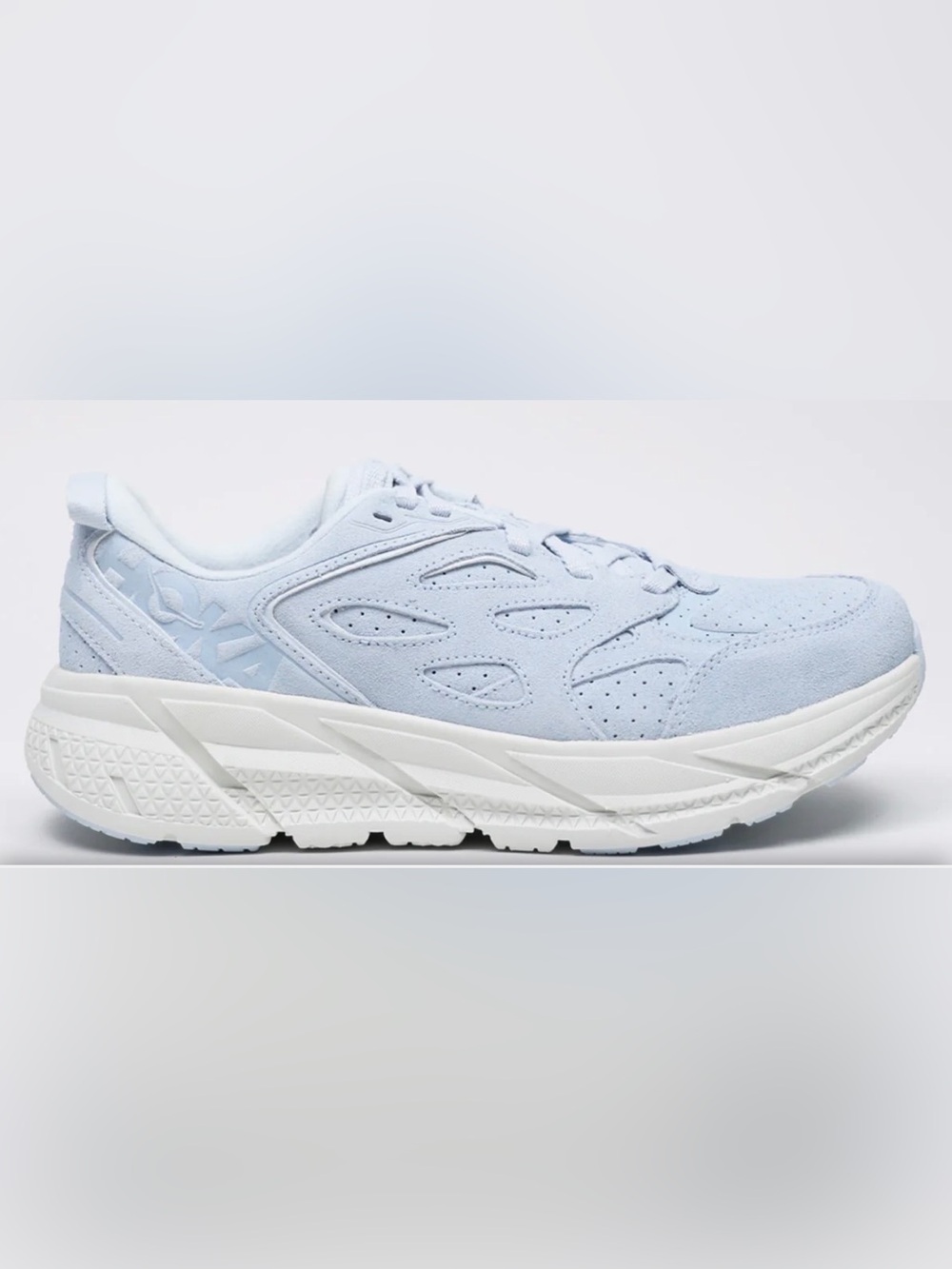 Unisex Hoka Clifton Suede Athletic Shoes